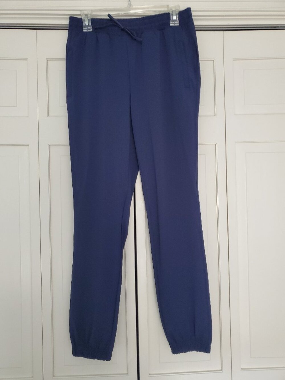 Fabletics All Day Jogger Womens Navy Small Tall Inseam